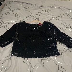 Black/Silver Half Shirt